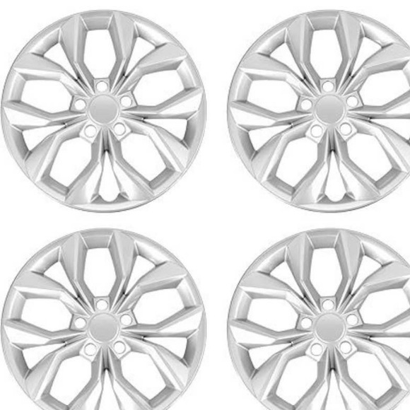 Other - Set of 4 Silver Wheel Hubcaps